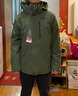 伯希和（Pelliot）【经典2.0山野】冲锋衣三合一男女秋冬户外防水防风保暖外套夹克 【男款】青松绿 | 两件套 | 抓绒内胆 S 女 90-101斤 男105-115 实拍图