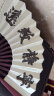 TaTanice扇子折扇 中国风古典10寸男扇绢布扇生日礼物 宁静致远 无礼盒 实拍图