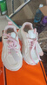 李宁热女童鞋子2026夏季新款儿童小白鞋大童女孩运动鞋网面跑步鞋老爹鞋 999粉色单鞋款 27 码 实拍图