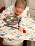 9i9宝宝吃饭罩衣餐椅一体防水可拆卸婴儿童反穿衣围裙防溅围兜A122 实拍图