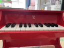 德国hape儿童钢琴木质机械钢琴玩具早教启智儿童音乐启蒙玩具小钢琴25键钢琴新年生日六一儿童节礼物 25键钢琴-红色E8466 实拍图