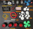 泥巴人新电机齿轮包微型直流小马达DIY模型玩具配件手工风扇小制作材料 5个马达+43个配件包 实拍图