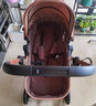 逗逗熊婴儿推车高景观减震手推车宝宝可坐可平躺婴儿双向折叠儿童手推车 旗舰-卡其【后轮橡胶买一送五】 实拍图