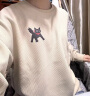 班尼路（Baleno）圆领卫衣男春季学生潮牌卡通猫长袖外套情侣华夫格大码上衣 晒单实拍图