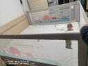 大象妈妈床围栏宝宝床栏婴儿床挡防摔挡板儿童护栏 加高版月灰 2m 单面装 实拍图