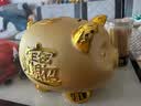 礼之源 大号招财金猪储蓄罐萌猪存钱罐生日礼物创意礼品摆件送儿童 DC金猪储蓄罐16寸 实拍图