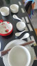 JIWOO餐具碗碟套装轻奢家用创意法式白色高级感餐厅酒店乔迁送礼盒 晒单实拍图