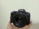 佳能（Canon）EOS R50 微单半画幅相机 r50小巧便携 Vlog拍摄直播相机 4K短视频 黑色拆机身+七工匠R转接环+YN501.8小痰盂 套餐三【128G高速卡~备用电池~摄影三脚架】 实拍图