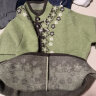 衛夕（WEIXI）奢妈妈气质春装新款时尚上衣服高贵夫人洋气短款外套中老年春秋装 绿色 XL(115-130斤) 晒单实拍图
