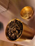 鲁来聚好黄铜茶叶罐旅行便携密封罐个性创意茶叶存储罐中式小号茶具零配件 纯铜茶叶罐小号（静字） 40ml 实拍图