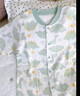 贝肽斯婴儿衣服新生儿春秋连体衣长袖睡衣宝宝空调哈衣爬行服 森林聚会-中开 90cm 实拍图
