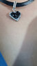 戴岩黑色皮绳项圈锁骨链女颈带小众气质感脖子配饰脖链项链 黑色爱心项链 实拍图