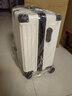 袋鼠（KANGAROO）迷你行李箱女学生小型登机箱男轻音万向轮出差旅行潮流拉杆密码箱 乳白色512【带杯架高端登机箱】 2O寸【品牌登机箱】 实拍图