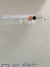 得力(deli)挂式白板90*60cm磁性钢化悬挂式玻璃白板办公会议写字板黑板 含白板擦 白板笔 磁钉8735B 实拍图