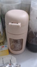 波比熊吸管玻璃水杯双层女高颜值耐高温带刻度小巧可爱便携孕妇产妇杯子 卡伦塑玻粉+杯刷贴纸吸管刷 330ml 实拍图