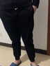GIOIO秋冬款裤子男士运动卫裤宽松束脚休闲裤男裤哈伦长裤子男装 532款黑色 加绒 30 （建议120-135斤） 实拍图