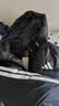 阿迪达斯（adidas）羽绒服男装女装2026冬季新款长款连帽运动服户外加厚保暖潮流外套 黑色长款/男女同款/绒子含量80%/主推 M 【建议体重120斤-140斤】 实拍图