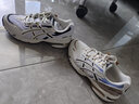 亚瑟士ASICS运动休闲鞋男女同款复古老爹鞋透气慢跑鞋运动鞋 GEL-1090 冰川灰/灰褐色 38 实拍图