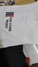 迪贝狼短袖T恤男半袖体恤夏季上衣韩版男装衣服小衫T恤上衣男短袖打底衫 白色  S 建议 80/105斤 实拍图