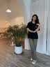 MMOPTOP潮牌重磅T恤男夏季潮流印花情侣短袖舒适休闲上衣女M0030黑色M 实拍图