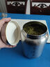红铁普 创意加厚无磁不锈钢茶叶罐 便携密封储存茶叶桶 创意加厚大号银色1斤茶罐500克（单盖）赠茶勺 实拍图