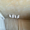 无印良品（MUJI）男女通用 室内用浴室拖鞋 男式女式 洗澡防滑凉鞋一字拖 本白色 M 265mm/43码(2.5) 实拍图
