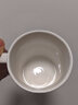 传旗陶瓷马克杯350ml带勺盖咖啡杯办公水杯茶杯牛奶杯喝水杯 和平白母亲节日送礼企业团购伴手礼 实拍图