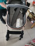 逗逗熊婴儿推车高景观童车宝宝可坐可平躺双向避震折叠BB轻便手推车  旗舰版卡其+坐躺+单手收+遮阳蚊帘+后轮高配+餐盘 实拍图
