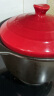 爱仕达（ASD）砂锅煲汤锅炖锅4.5L新陶煲仔饭沙锅浅汤陶瓷煲RXC45B3WG-C 实拍图