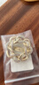 禾娘 丝巾扣胸针衣服衣角打结围巾固定夹女别针高端新款配饰品 金色八连环款 实拍图