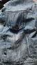 伊芙丽（eifini）伊芙丽灯芯绒撞色拼接超好看牛仔外套女2024春装新款设计感上衣 牛仔蓝 M 105-120斤 晒单实拍图