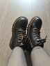 百丽厚底马丁靴女商场同款休闲短靴女加绒A3D1DDD3 黑色-单里 40 实拍图