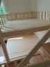 十亿客 上下床实木儿童床两层床高低床上下铺多功能原木无漆床 梯柜上140下160+抽屉书架+床垫 实拍图