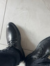 卡帝乐鳄鱼（CARTELO）软牛皮冬季男士皮鞋新款通勤商务正装鞋子休闲西装新郎结婚鞋真皮 黑色加绒 41 实拍图