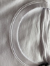 布先生春夏季男士短袖T恤简约格子男装纯棉圆领白色衣服AT10861 白色 XL/180 晒单实拍图
