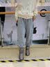 回力雪地靴女靴子女士加绒加厚皮面高帮棉鞋女2026新款夏季保暖一脚蹬 金色 37 实拍图