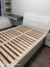 川行全榉木实木双人床 2米简约原木风大床 主卧1.8米硬板床储物高箱床 单床+乳胶床垫+2个床头柜 1.8米*2米框架款 实拍图