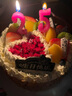 曼恒新鲜水果奶油生日蛋糕全国同城配送当天到送爸爸妈妈男女儿童老人 H款心中有爱（90%的客户选择） 6英寸(适合1-2人) 实拍图