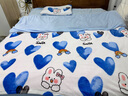 南极人（Nanjiren） 加厚牛奶绒被套单件150x200x230cm秋冬季法兰绒单人被罩加绒套件 花的邂逅 【加厚双面牛奶绒】 1.8m床四件套：被套2.0*2.3m 实拍图