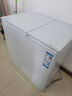海尔（Haier）179升双箱双温家用冰柜 大冷冻小冷藏卧式冰柜家用小型冰箱冷柜FCD-179GHXD 实拍图