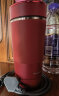 松下（Panasonic）电水壶 烧水壶便携式 家用旅行电热水壶 随行电热水杯 冲奶泡茶办公室保温杯饮水杯K501 红色插电款【双层防烫+防漏技术】 0.32L 实拍图
