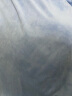海澜之家（HLA）牛奶绒被套单件 冬季双面加绒加厚200*230cm双人珊瑚绒法兰绒被罩 宾利蓝+浅灰【A类牛奶绒】 单被套150*200cm 实拍图
