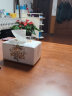 优思顿抽纸盒客厅家用轻奢北欧纸巾盒美式创意餐巾盒欧式陶瓷纸抽盒 白色方形款(送底板) 晒单实拍图
