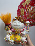 TaTanice招财猫摆件开业礼品自动大号电动摇手乔迁之喜办公桌公司店铺前台 招财猫-大麦-中号【热卖款】 实拍图