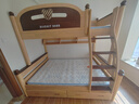 林氏家居全实木上下床上下铺儿童床双层子母床高低床加宽双人LH064A1可选 爬梯款|原木色|可变双床+书架+床抽屉 1.2x1.9米 实拍图