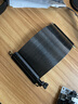 超频三（PCCOOLER）显卡延长线 转接线PCIE3.0/4.0X16（线长185mm/双反防干扰） 【90°竖放-双反185mm】黑色4.0 实拍图