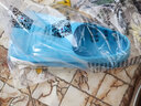 英发（YINGFA）脚蹼游泳训练短脚蹼浮潜自由泳儿童脚蹼脚掌成人潜水专业蛙鞋 淡蓝色 XXS（34-36码） 实拍图