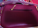 袋鼠卡拉2026新款品牌真皮女包生日礼物送老婆单肩斜挎包中老年女士包包 酒红色【礼盒装+手包】 实拍图