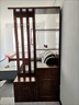 百裕达中式实木间厅柜鞋柜一体简约家用进门口隔断屏风衣帽架门厅玄关柜 特殊尺寸定制 详情联系客服 实拍图