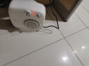 长虹（CHANGHONG） 取暖器电暖器台式暖风机电暖气办公室家用暖器电暖风暖气即热取暖气速热电暖气 豪华温控款白色（1米电源线） 实拍图